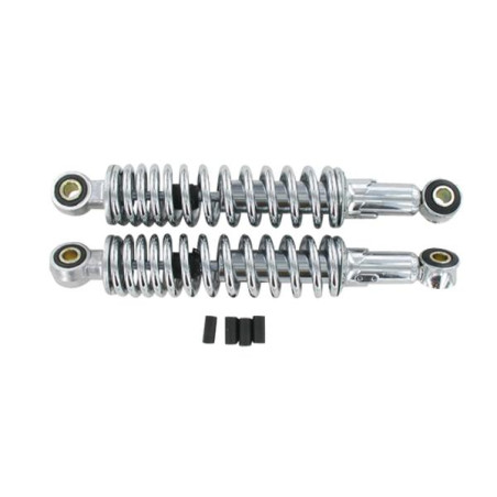Amortiguadores cromados 280 mm Peugeot 103 MBK 51