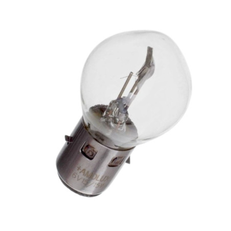 Bombilla BA20D 6V 15/15W Blanco - Amolux