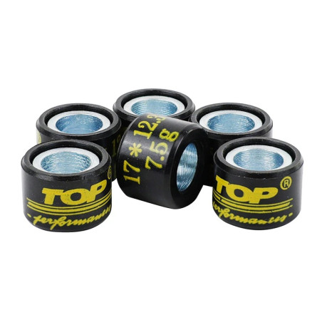 Galets variateur Top Performances 17x12.3 mm 7.5 g par 6