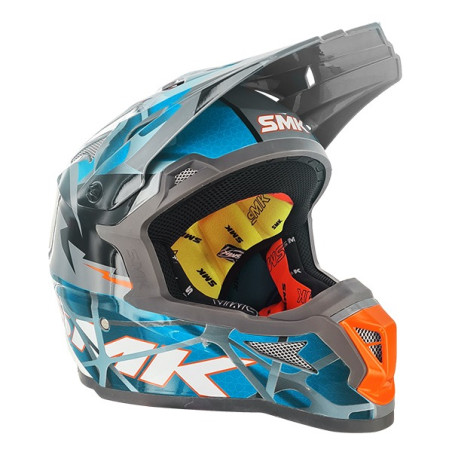 Casque cross SMK Allterra Fulmine GL651 taille L