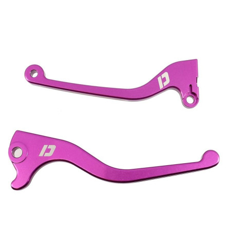 Leviers de frein et d'embrayage Doppler violets