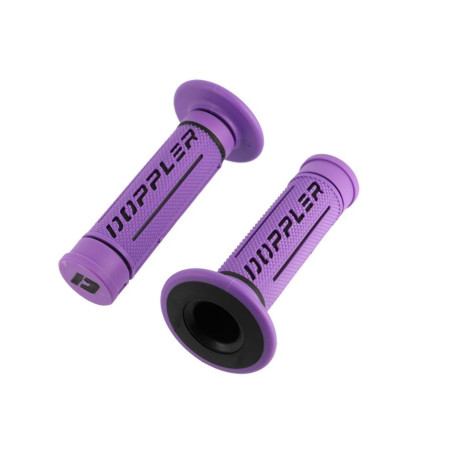 Poignées Doppler violet et noir