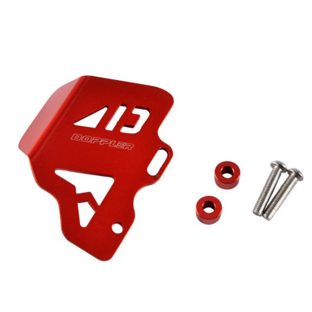 Protection de maître-cylindre et bocal de frein Doppler rouge