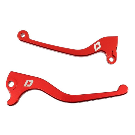 Leviers de frein et d'embrayage Doppler rouges