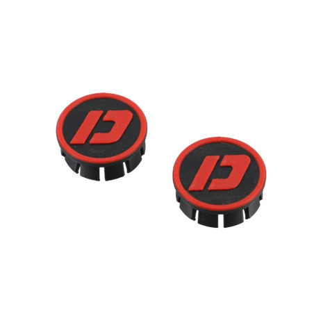 Tapones de chasis Doppler rojos y negros