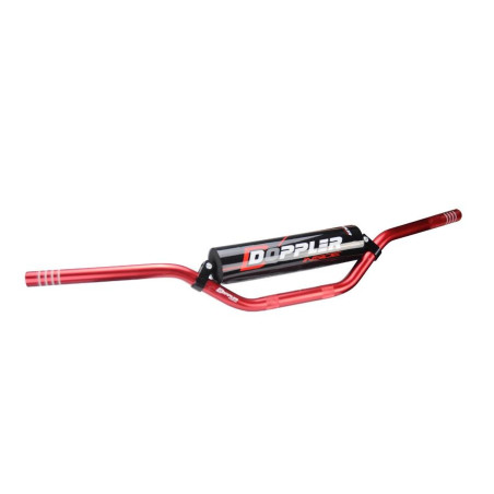 Manillar tipo cross rojo con protector Doppler