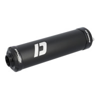 Silenciador Doppler negro para ciclomotor de marchas lado de salida