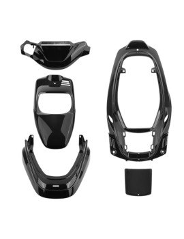Kit Carenados MBK - BOOSTER, YAMAHA - BW'S antes del 2004 - NEGRO BRILLANTE 5 piezas