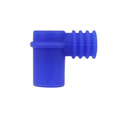 Antiparasite étanche en silicone bleu pour fil de bougie 7 mm